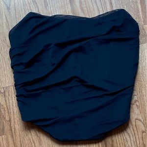 Black corset top NWOT